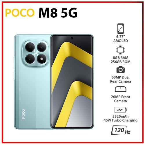 Xiaomi poco 8gb 256gb - poco, 5g