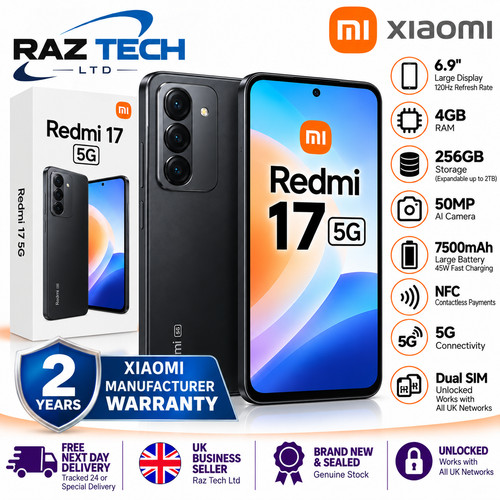 New xiaomi redmi 256gb - new, 17