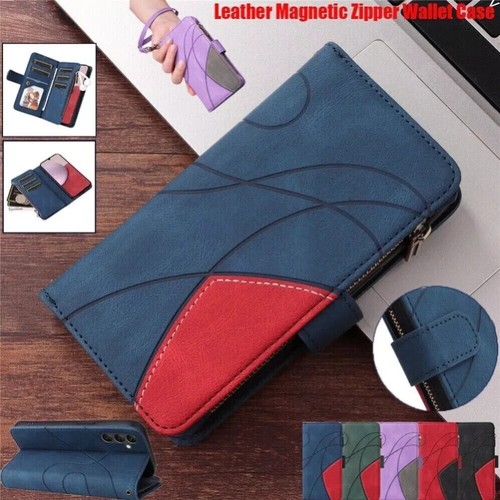 Zip splice leather wallet - zip,