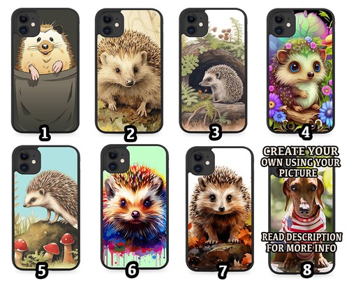 Hedgehog rubber phone case - phone,