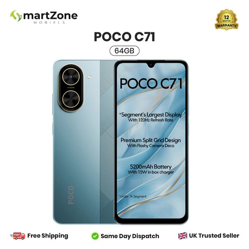 New xiaomi poco c71 64gb - xiaomi, 4g
