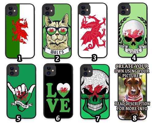Wales rubber phone case - rubber,