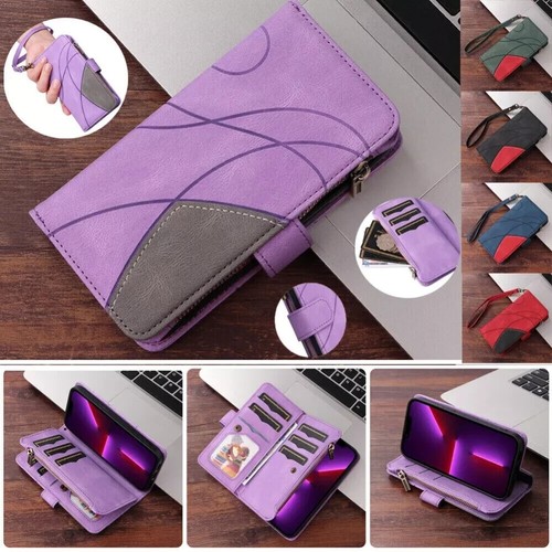 Splicing zipper leather - splicing, pu