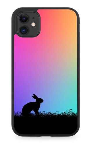 Rabbit rubber phone case - rabbit,
