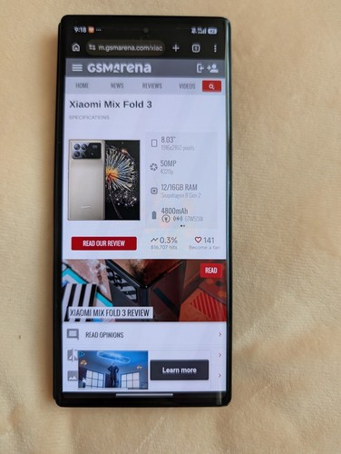 Xiaomi fold 256gb mobile - mi,