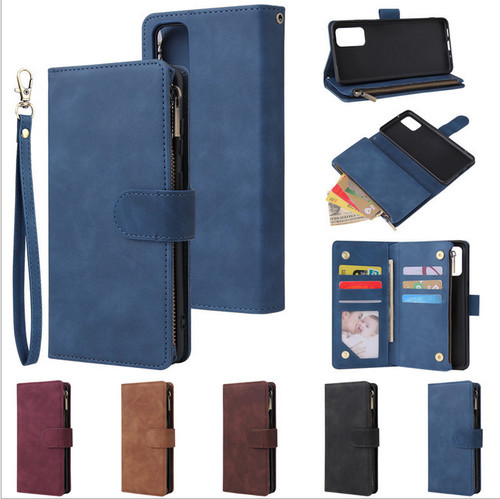 Zip leather wallet case - wallet,