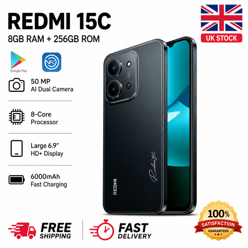 Xiaomi redmi 15c 8gb - xiaomi, 256gb