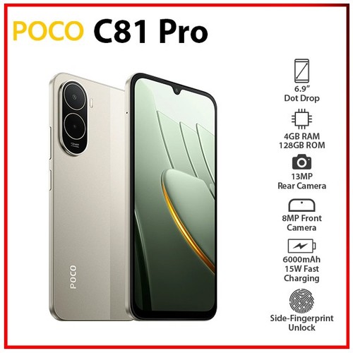 Xiaomi poco c81 pro - pro, 4gb+128gb