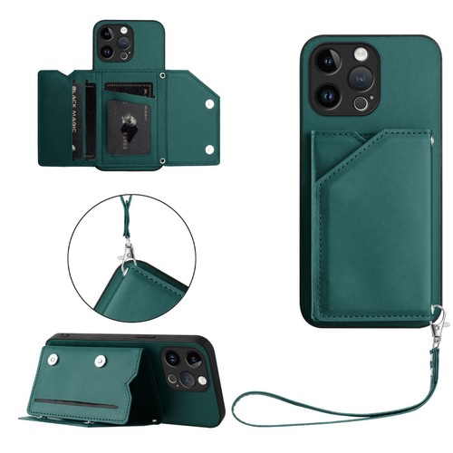 Card pocket leather wallet - card,