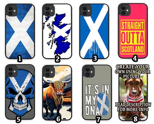 Scottish rubber phone case - rubber,
